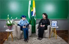 Turma de Ipiranga entrevista Secretária de Educação