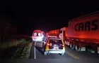 Acidente envolvendo caminhão e carro deixa ferido em Piraí do Sul