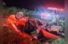 Motorista morre em colisão seguida de capotamento na PR-364