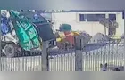 Caminhão atropela cadela e coletor joga animal em compactador de lixo em PG; veja vídeo