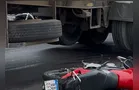 Motociclista morre em acidente no Contorno Sul e garupa fica em estado grave