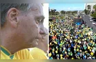 Bolsonaro chora durante ato que pede perdão a presos do 8 de janeiro