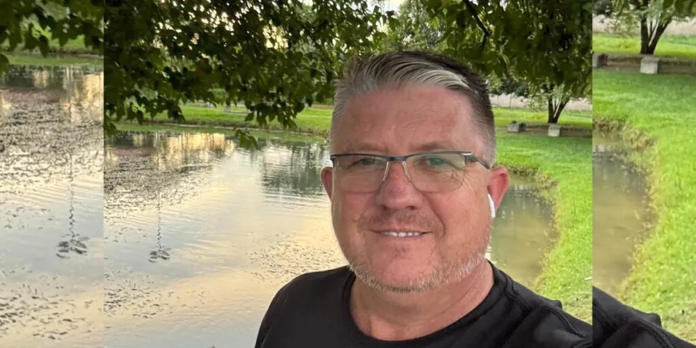 Mario Nareskificou preso as ferragens e não resistiu.