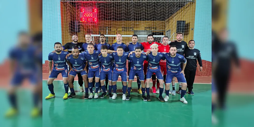 A equipe da ACGF Ponta Grossa/Grupo Gerencial mostrou sua força e superou o Cruzmaltina Futsal