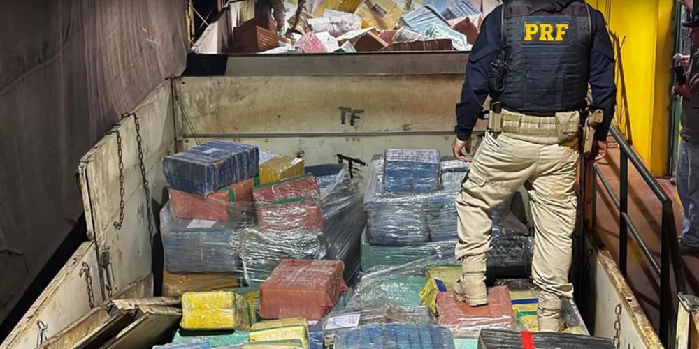 Volume de apreensões é resultado de um conjunto de medidas adotadas pela PRF do Paraná.