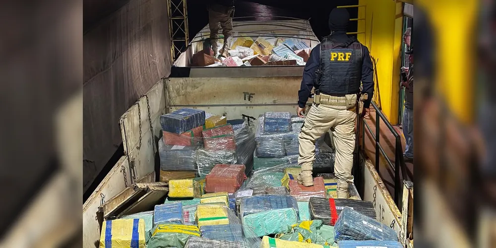 Volume de apreensões é resultado de um conjunto de medidas adotadas pela PRF do Paraná.