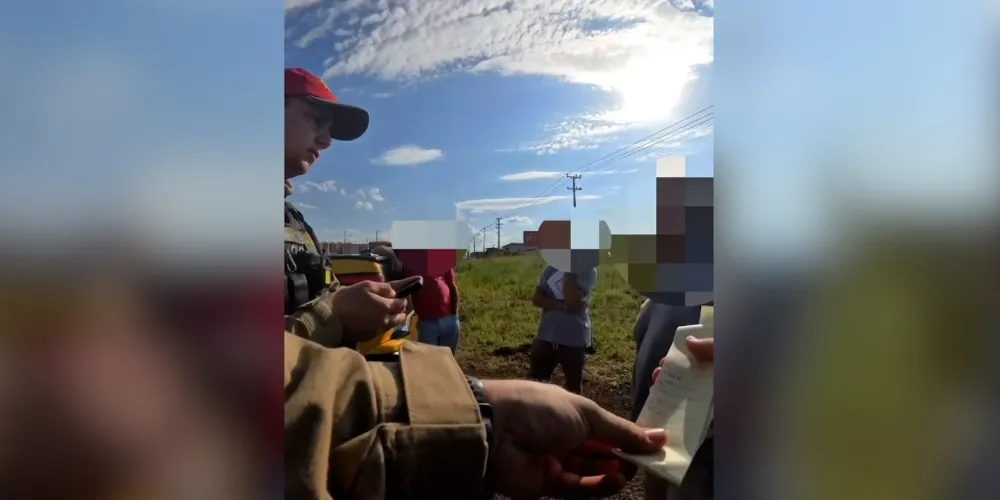 O homem recebeu voz de prisão por corrupção ativa