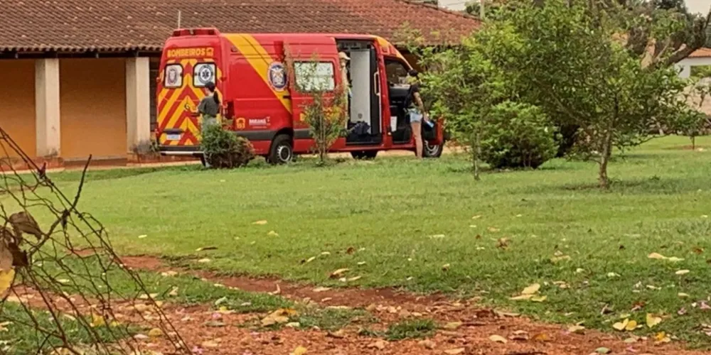 Uma equipe do Siate foi acionada para atender a ocorrência