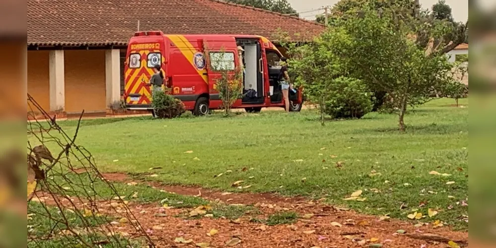 Uma equipe do Siate foi acionada para atender a ocorrência