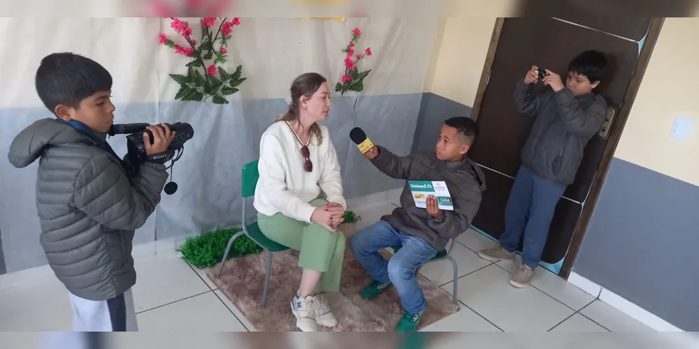 Confira a reportagem dos alunos com a doutora Juliana