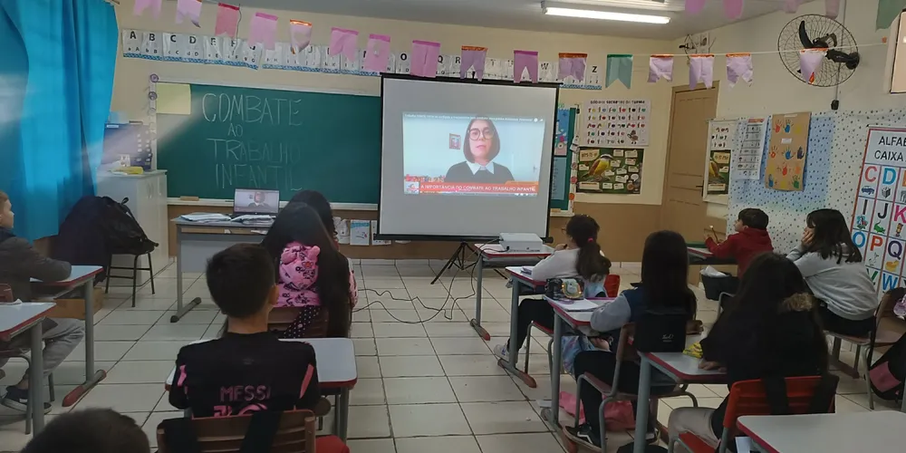 Trabalho teve imersivas ações em sala de aula
