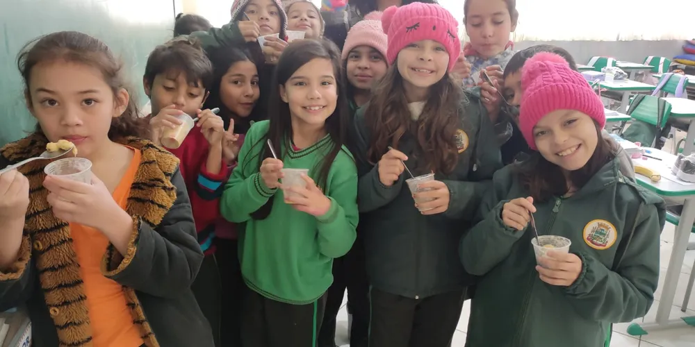 Receita com bons ingredientes, as frutas, complementou trabalho teórica com deliciosa prática