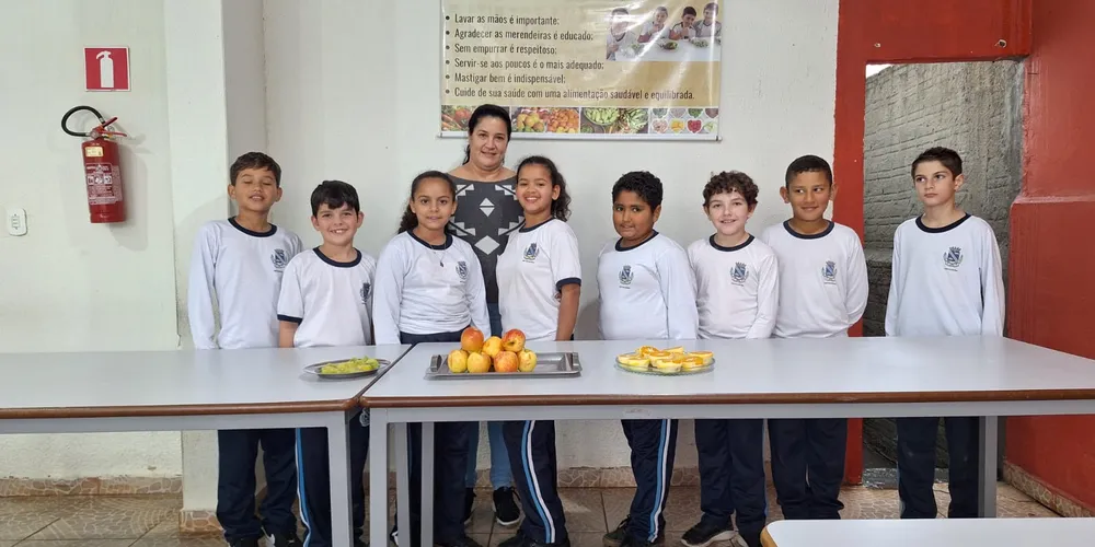 Estudantes puderam colocar na prática as ações alimentares