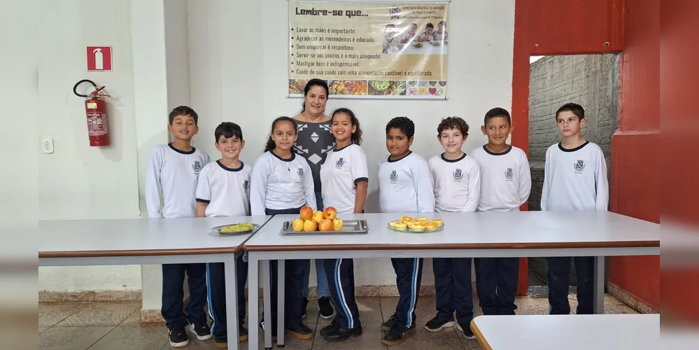 Estudantes puderam colocar na prática as ações alimentares