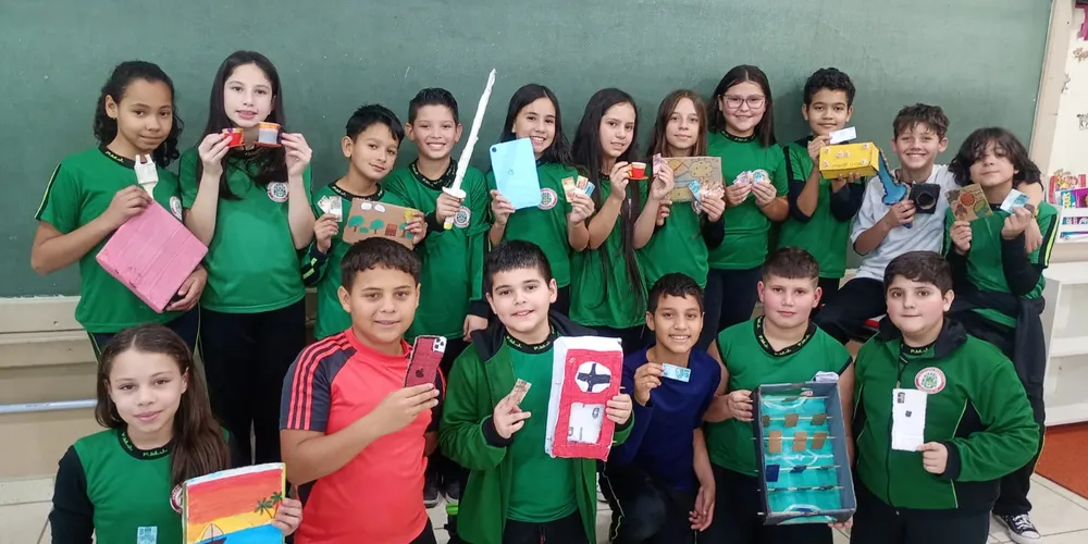 Criatividade foi ponto alto da proposta em sala de aula