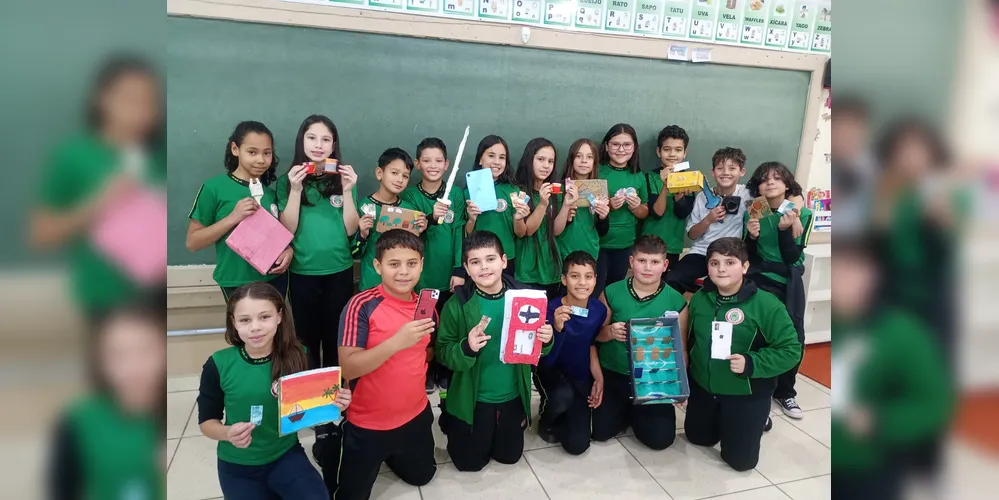 Criatividade foi ponto alto da proposta em sala de aula