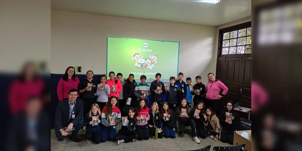 A proposta incluiu uma palestra com uma cooperativa local