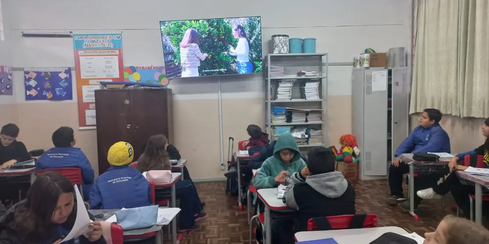 Produção audiovisual teve grande relevância em sala de aula