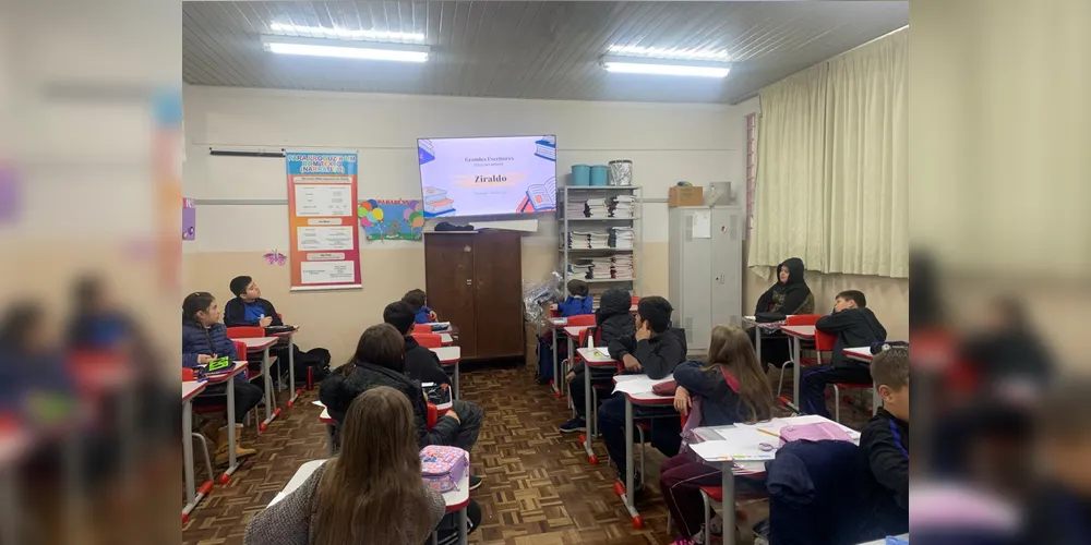 Produção audiovisual teve grande abrangência em sala