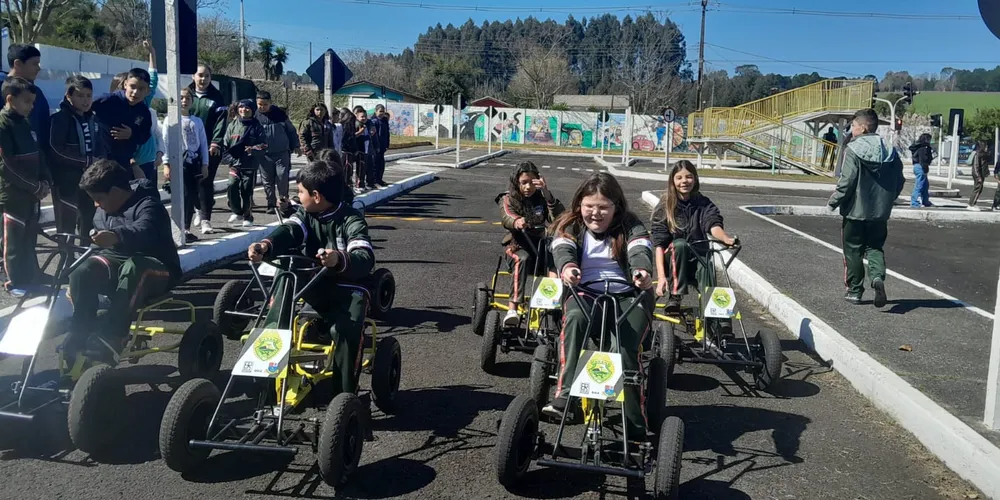 Diversão foi unida ao aprendizado em sala