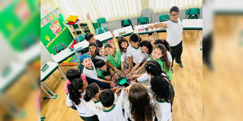 Cooperação, criatividade, imaginação e alegria marcaram momentos em sala de aula