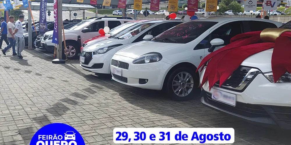 Além das condições exclusivas de financiamento, o feirão oferece até 60 dias pra pagar a primeira parcela com o Banco BV