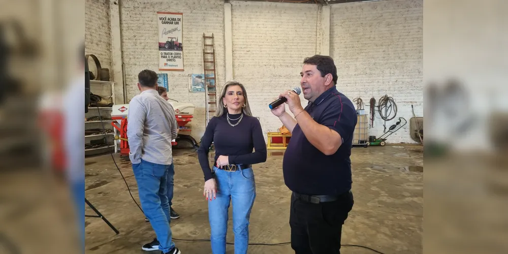 Flávia Francischini e Orli de Cristo estiveram reunidos
