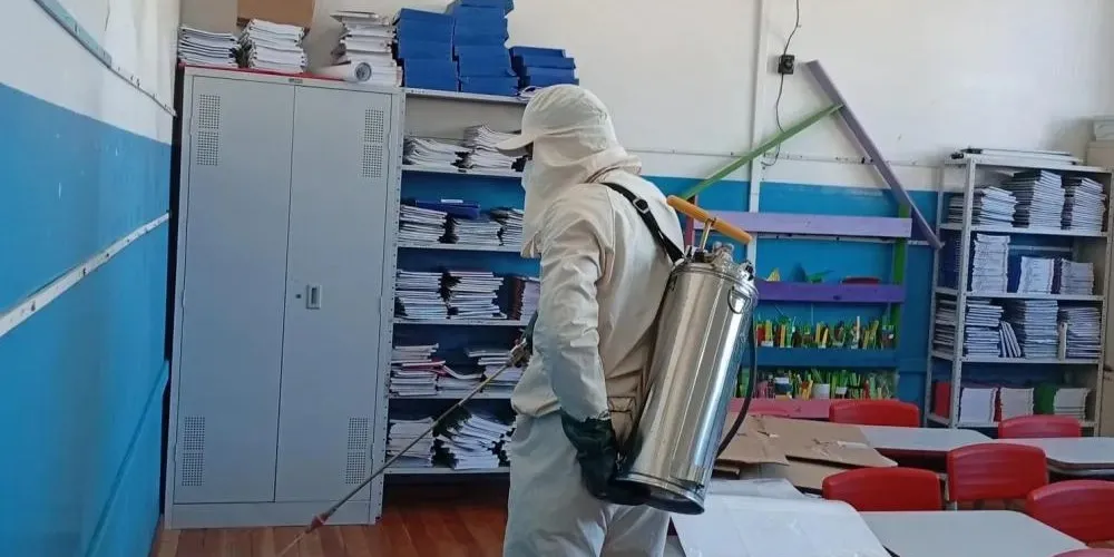 O objetivo dessa aplicação é eliminar o mosquito Aedes aegypti em sua forma adulta/alada