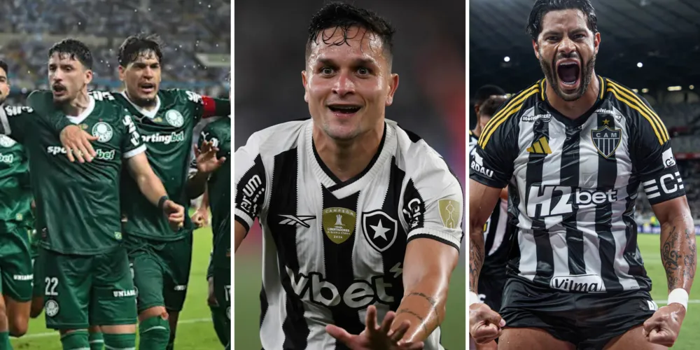 Palmeiras, Botafogo e Galo jogam pela 'Liberta' e 'Sula'