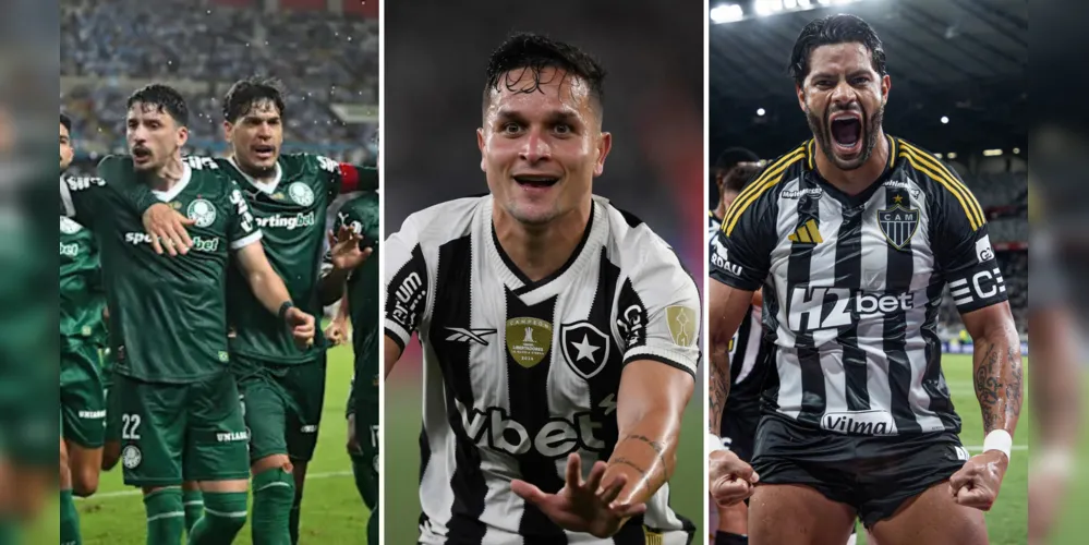 Palmeiras, Botafogo e Galo jogam pela 'Liberta' e 'Sula'