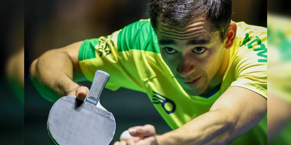 Hugo Calderano enfrenta Benedikt Duda