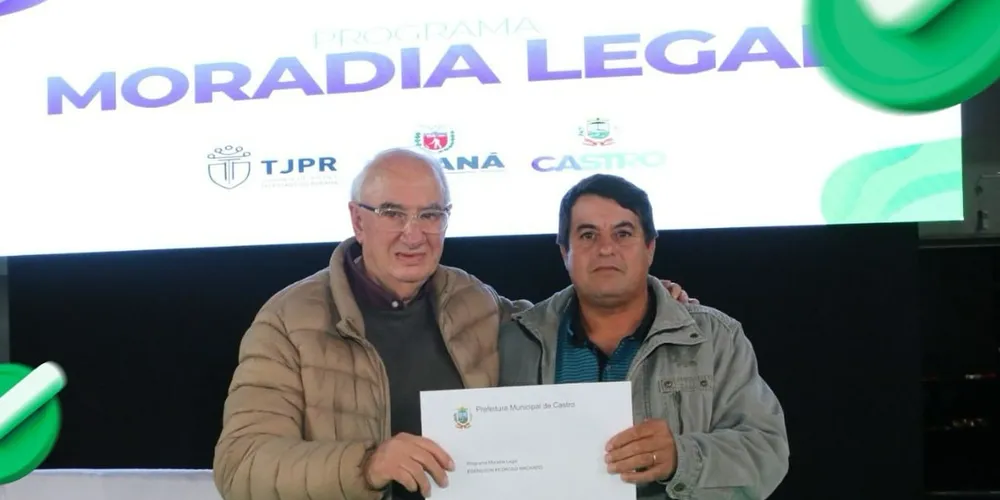 Reinaldo Cardoso destacou a entrega de mais de 400 títulos para moradores