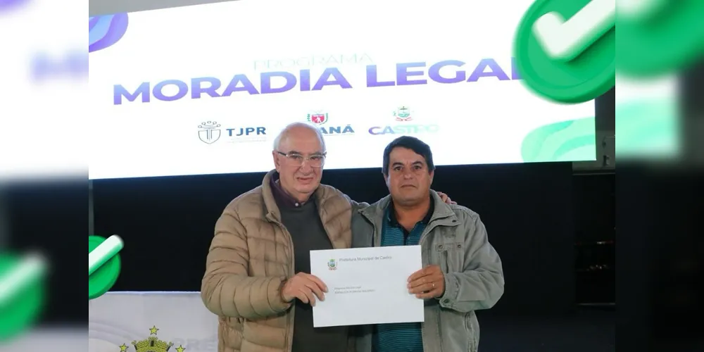 Reinaldo Cardoso destacou a entrega de mais de 400 títulos para moradores