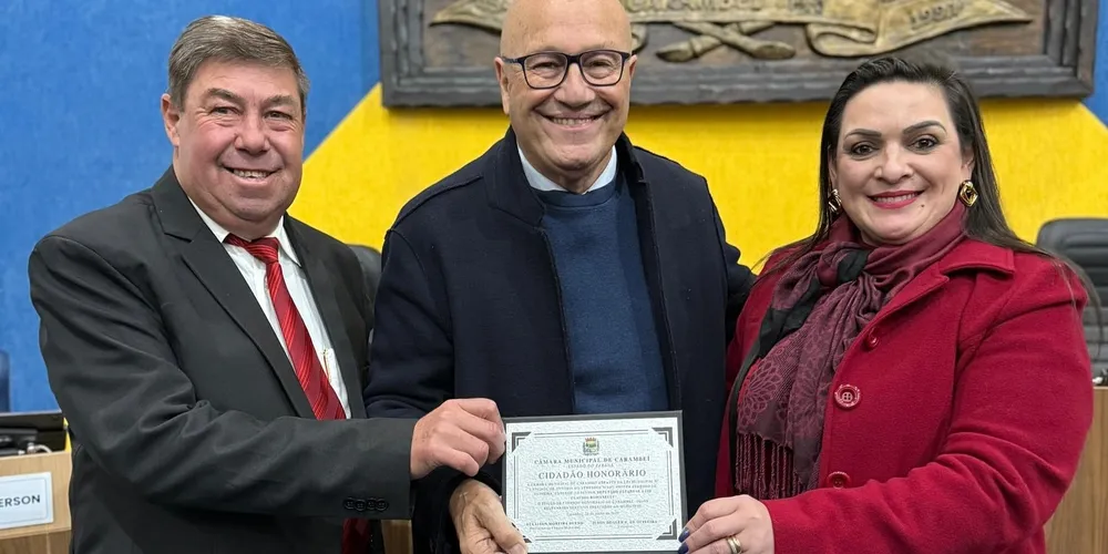 Ilson Caninana, Luiz Cláudio Romanelli e Elisangela Pedroso estiveram reunidos