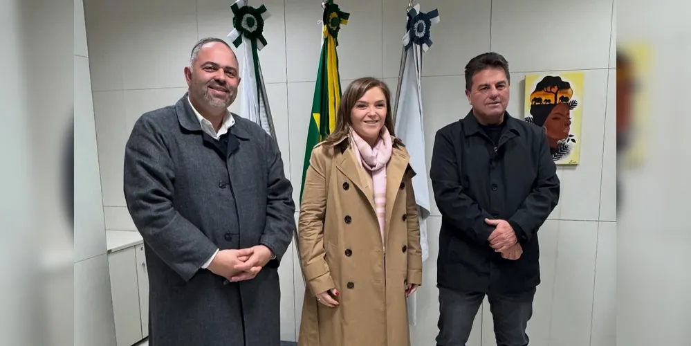 Artagão Junior, Leandre Dal Ponte e Denilson Baitala estiveram reunidos nessa terça-feira (1º)