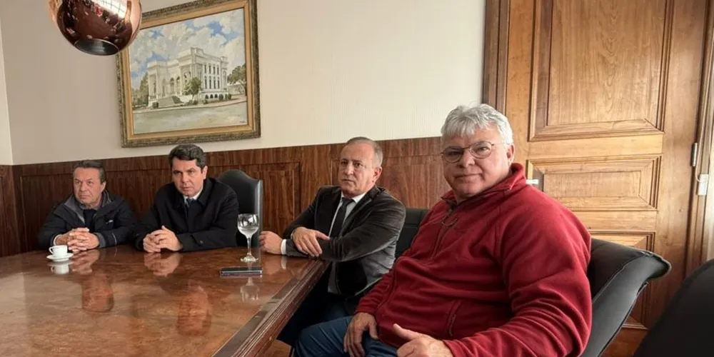 Marcio Nunes, Alexandre Curi, Moacyr Fadel e Altamir Sanson estiveram reunidos