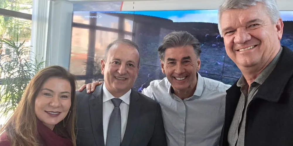 Moacyr Fadel, Leonaldo Paranhos e Juca Sloboda estiveram reunidos