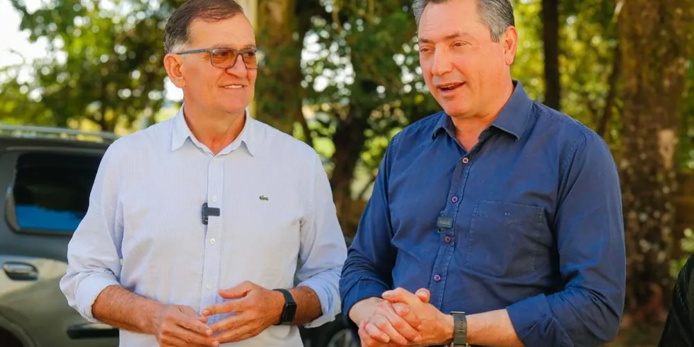 Rildo Leonardi e Sérgio Souza estiveram reunidos.
