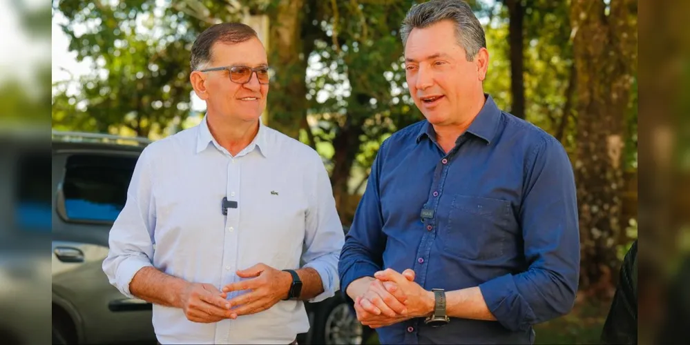 Rildo Leonardi e Sérgio Souza estiveram reunidos.