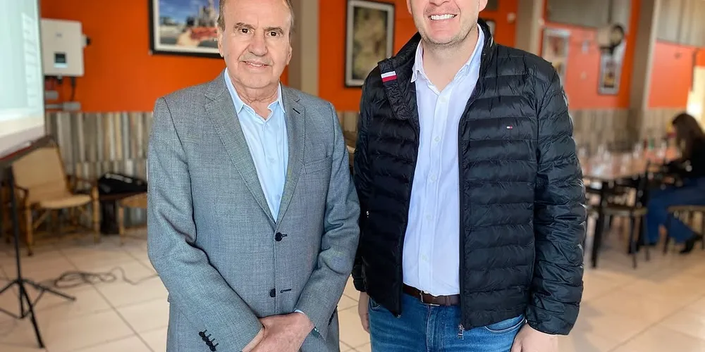 Irineo da Costa Rodrigues e Jan Potinho estiveram reunidos