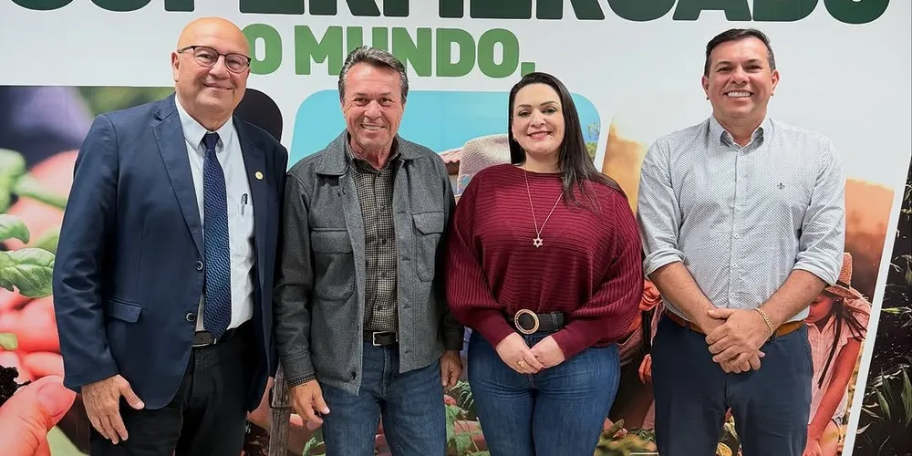 Luiz Cláudio Romanelli, Márcio Nunes e Elisangela Pedroso estiveram reunidos