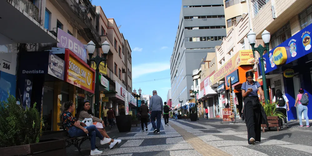 Calçadão de Ponta Grossa