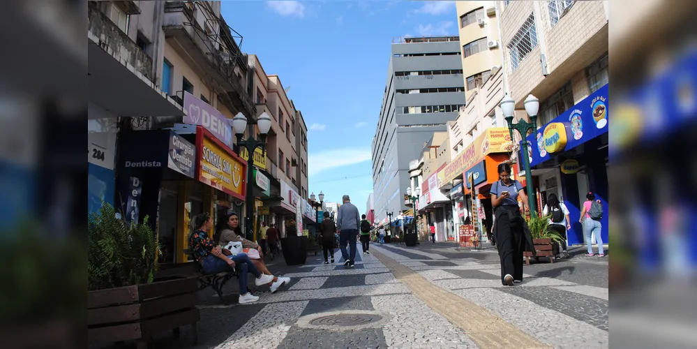 Calçadão de Ponta Grossa