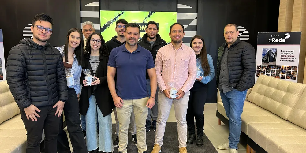 Equipe visitou sede do Grupo aRede