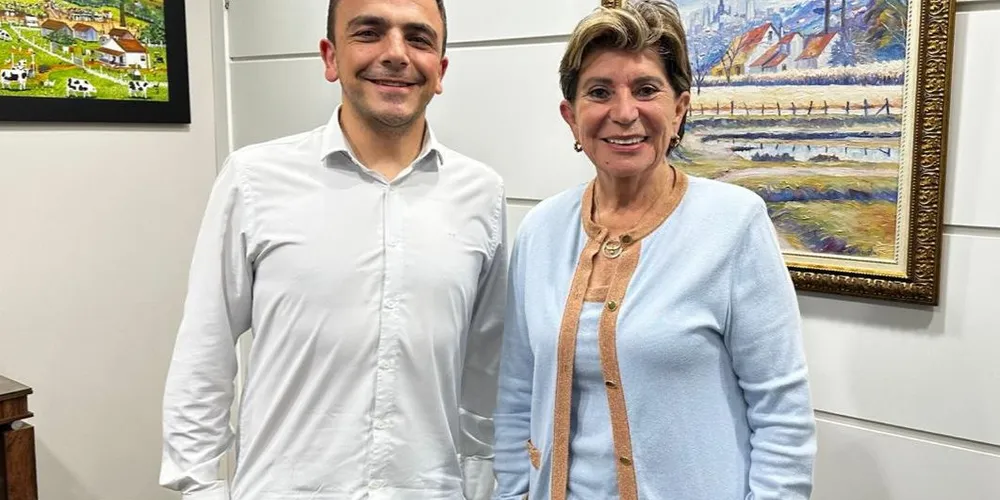 Aliel Machado (PV) e Elizabeth Schmidt (União Brasil)