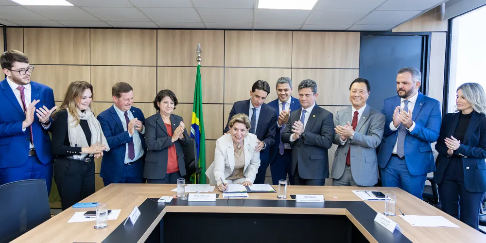 Oficialização aconteceu na Esplanada dos Ministérios