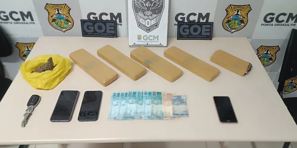 Três quilos de substância análoga à maconha foram apreendidos