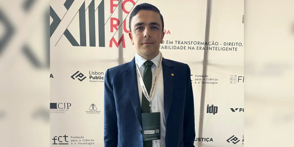 Aliel foi até Portugal para participar do XIII Fórum de Lisboa