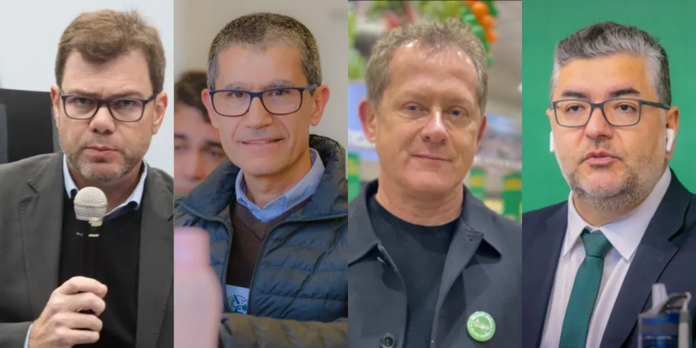 Na imagem: Gustavo Schemim da Matta, Ivo Mottin Demiate, José Carlos Ivazko e Dr. Remy Deiab Junior