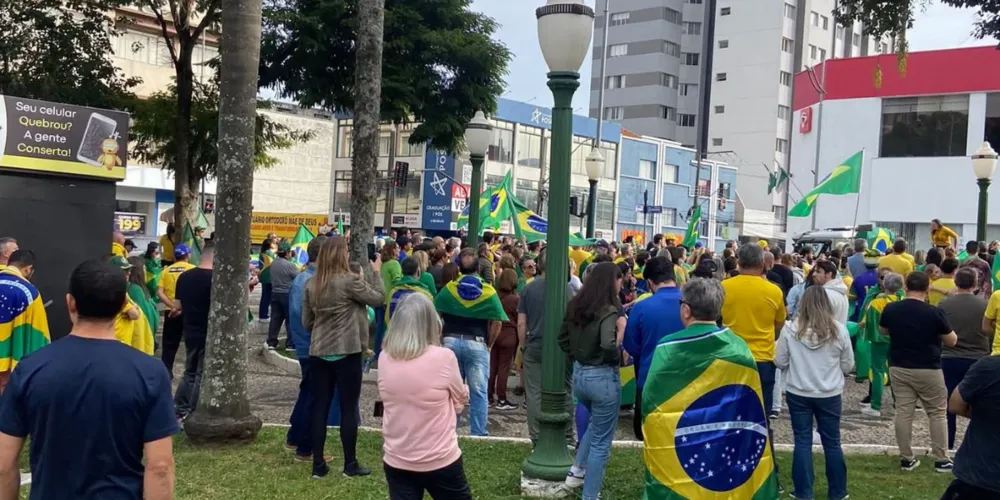 Manifestação aconteceu durante a tarde desde domingo (3)